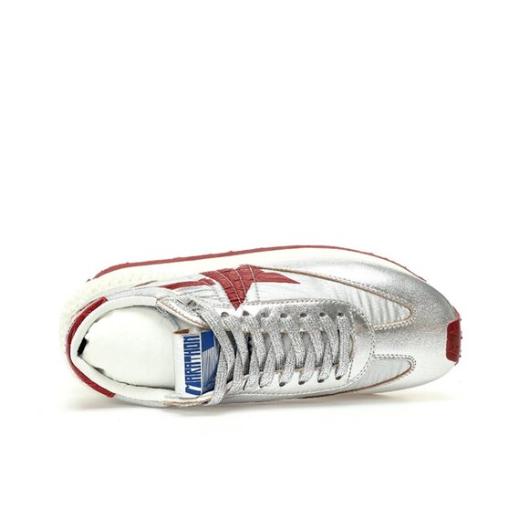 Golden Goose X Sunmi Silver Marathon Paneled Athletic Shoes - Picture 7 of 8